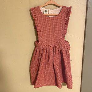 Red Gingham Pinafore